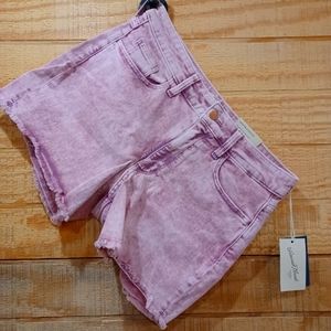 High Rise Midi Shorts